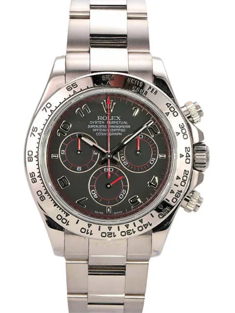 Rolex Cosmograph Daytona 116509 Weißgold Schwarz