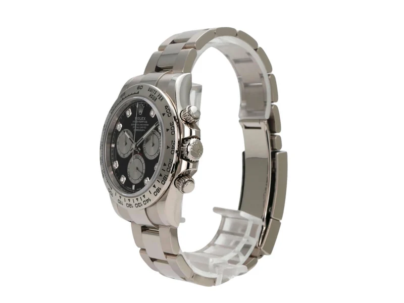 Rolex Daytona Weißgold 126509 Schwarz Diamant