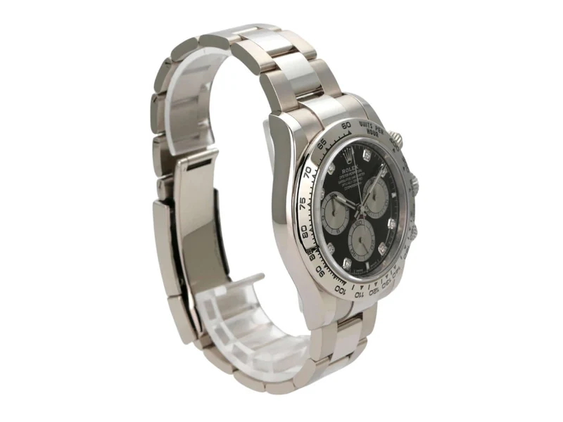 Rolex Daytona Weißgold 126509 Schwarz Diamant