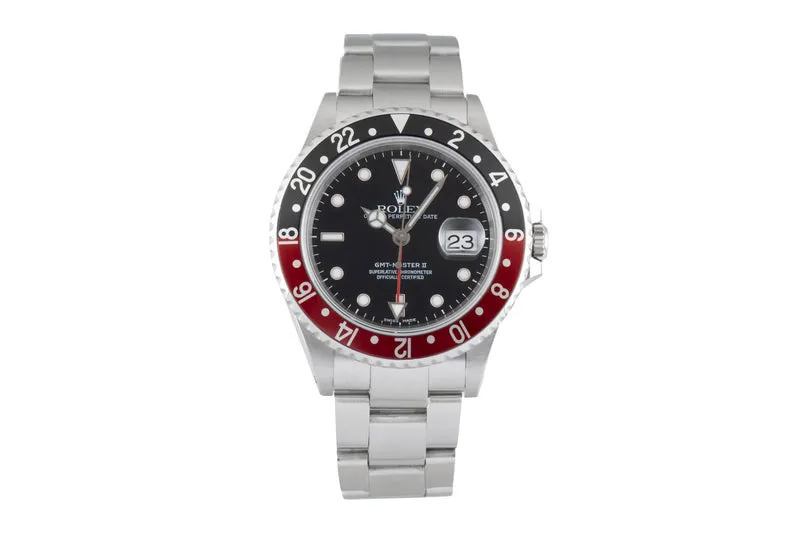 Rolex GMT-Master II steel automatic men's watch 16710 [2605490]