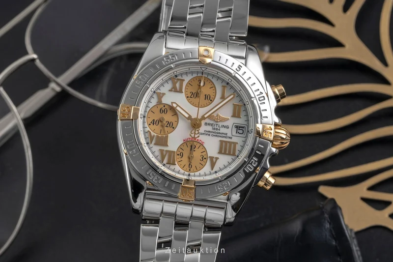Breitling Cockpit chronograph steel / gold automatic men's watch B13358 B152A97PA [2605521]