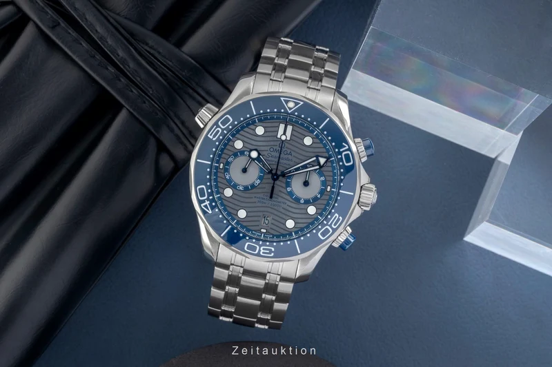 Omega Seamaster chronograph steel automatic men's watch 210.30.44.51.06.001 LP: 9300EUR [2605512]