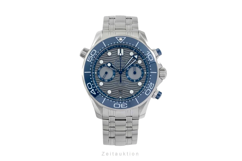 Omega Seamaster chronograph steel automatic men's watch 210.30.44.51.06.001 LP: 9300EUR [2605512]