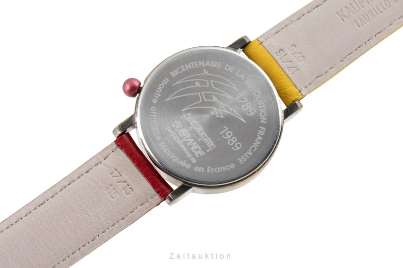 Alain Silberstein chromed brass quartz men's watch [2605478]