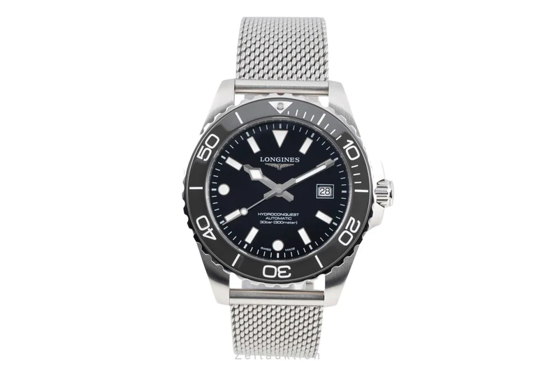 Longines Hydro Conquest steel automatic men's watch L3.788.4.70.6 LP: 2250EUR [2605543]