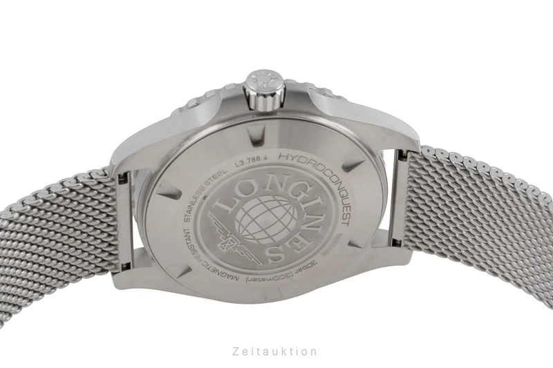 Longines Hydro Conquest steel automatic men's watch L3.788.4.70.6 LP: 2250EUR [2605543]