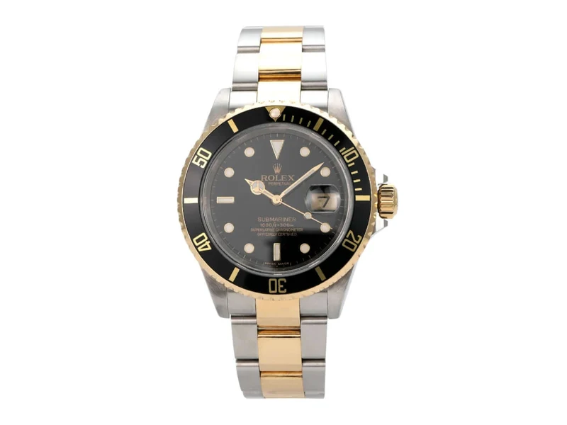 Rolex Submariner Date 16613 Edelstahl Gelbgold Schwarz