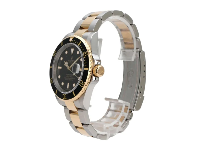 Rolex Submariner Date 16613 Edelstahl Gelbgold Schwarz