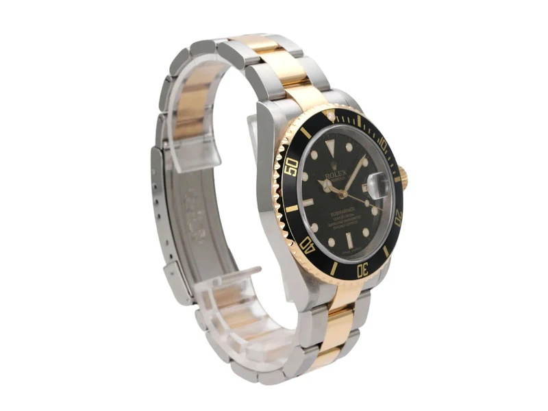 Rolex Submariner Date 16613 Edelstahl Gelbgold Schwarz