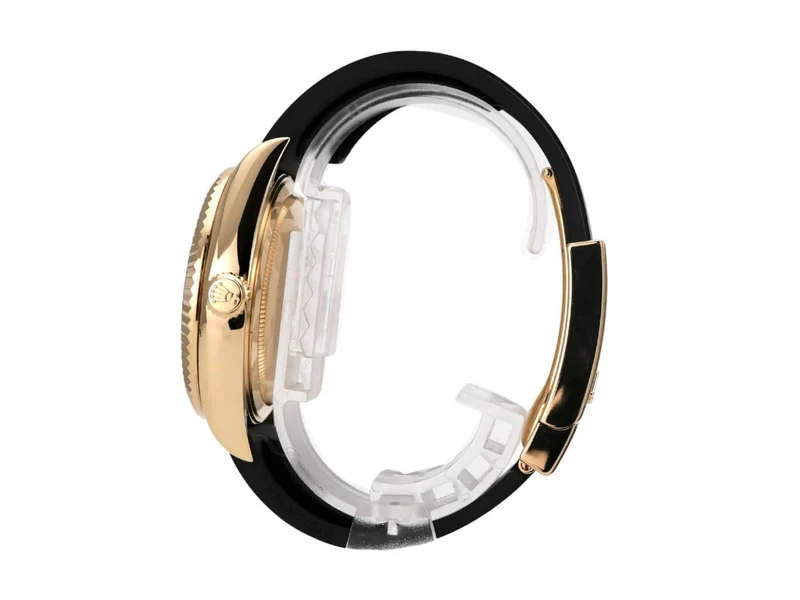 Rolex Sky-Dweller Gelbgold Oysterflex 336238 Schwarz