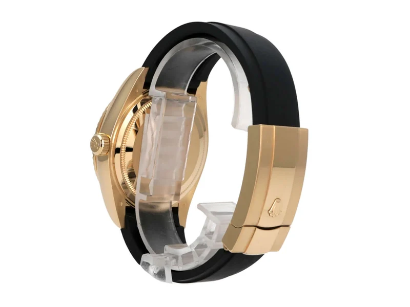 Rolex Sky-Dweller Gelbgold Oysterflex 336238 Schwarz