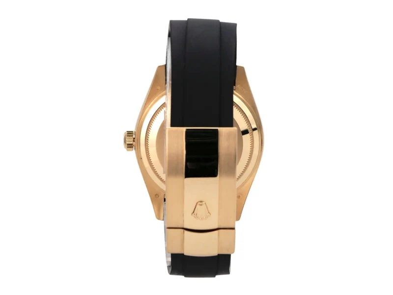 Rolex Sky-Dweller Gelbgold Oysterflex 336238 Schwarz