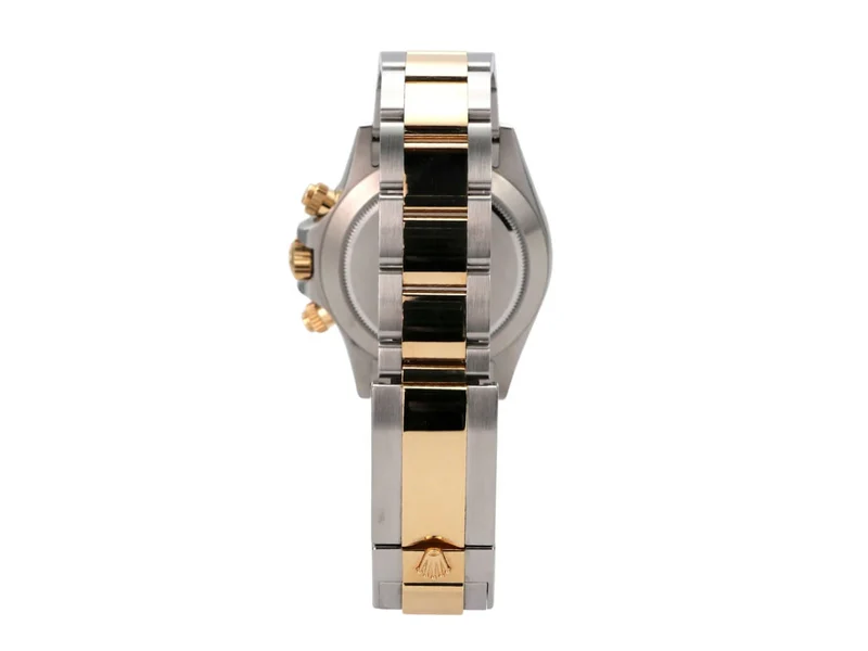 Rolex Daytona Edelstahl Gelbgold 116503 Schwarz