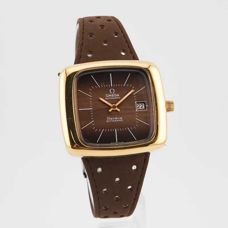 Omega Geneve Dynamic "TV" Jumbo - 166.0189 - vergoldet