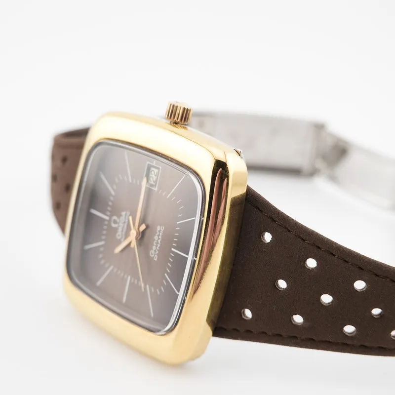 Omega Geneve Dynamic "TV" Jumbo - 166.0189 - vergoldet