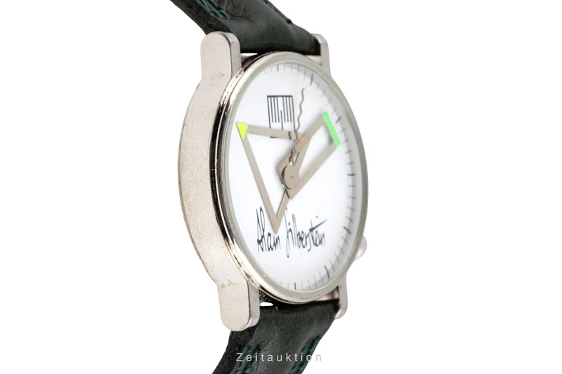 Alain Silberstein Klok chromed brass quartz men's watch [2605499]