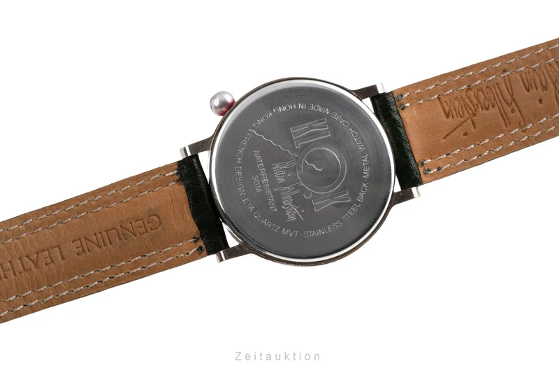 Alain Silberstein Klok chromed brass quartz men's watch [2605499]