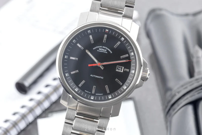 Mühle 29er Big steel automatic men's watch M1-25-30 LP: 1750EUR [2605507]