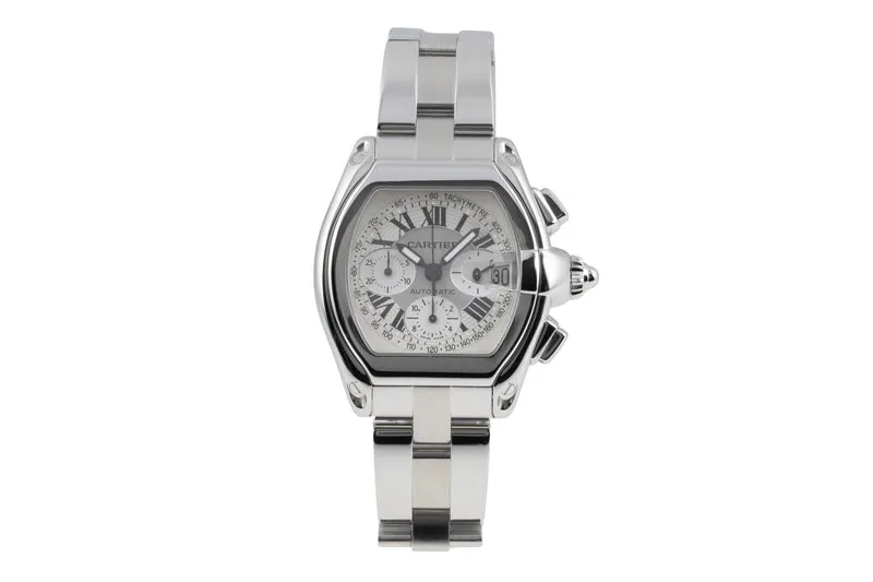 Cartier Roadster chronograph steel automatic men's watch W62006X6 [2605341]