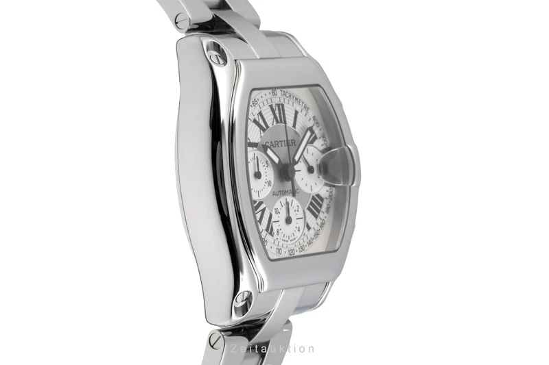 Cartier Roadster chronograph steel automatic men's watch W62006X6 [2605341]
