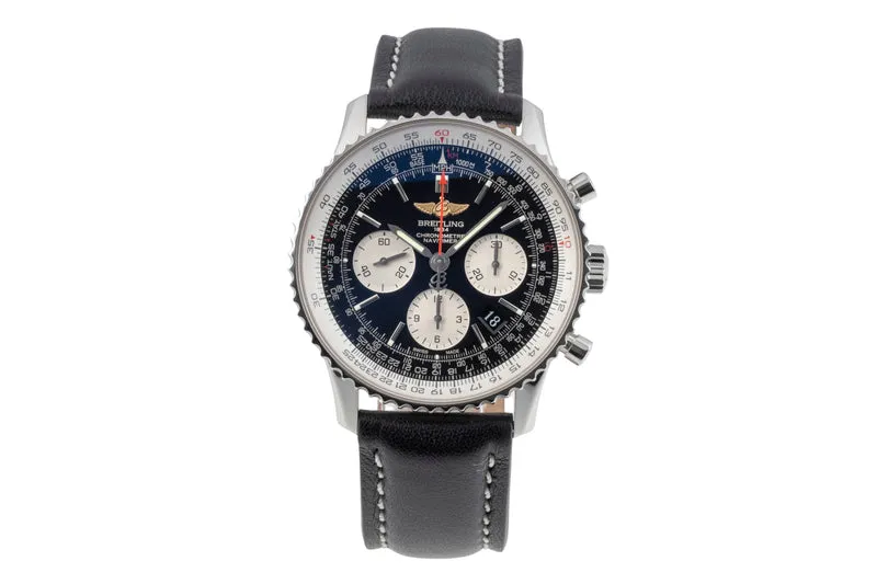 Breitling Navitimer 01 chronograph steel automatic men's watch AB0120 [2605396]