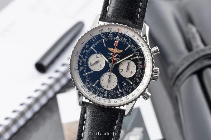 Breitling Navitimer 01 chronograph steel automatic men's watch AB0120 [2605396]