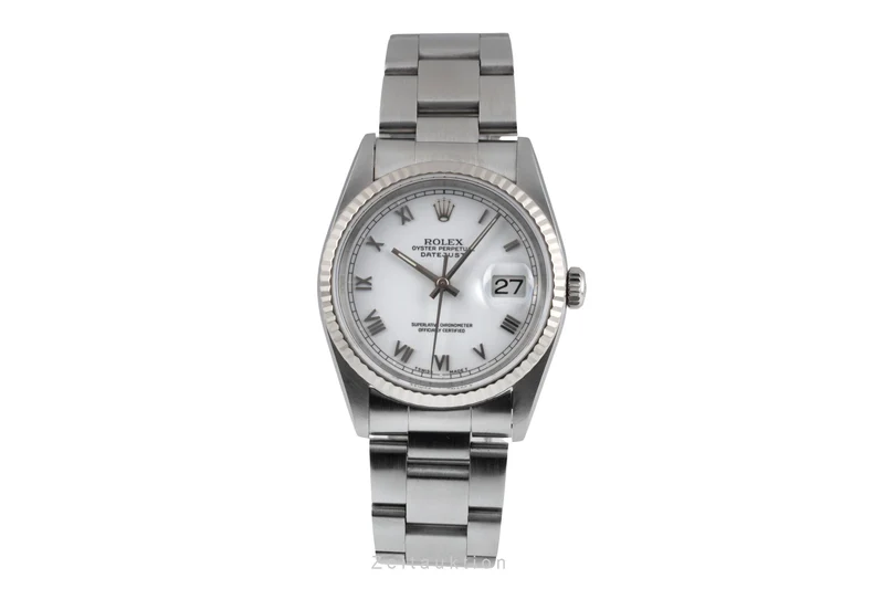 Rolex Datejust steel / white gold automatic men's watch 16234 [2605308]