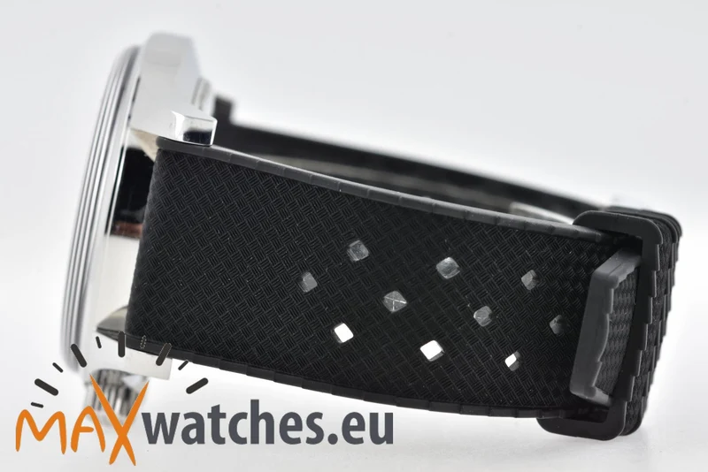 Longines Heritage Legend Diver L37744509 Black Dial Rubber strap