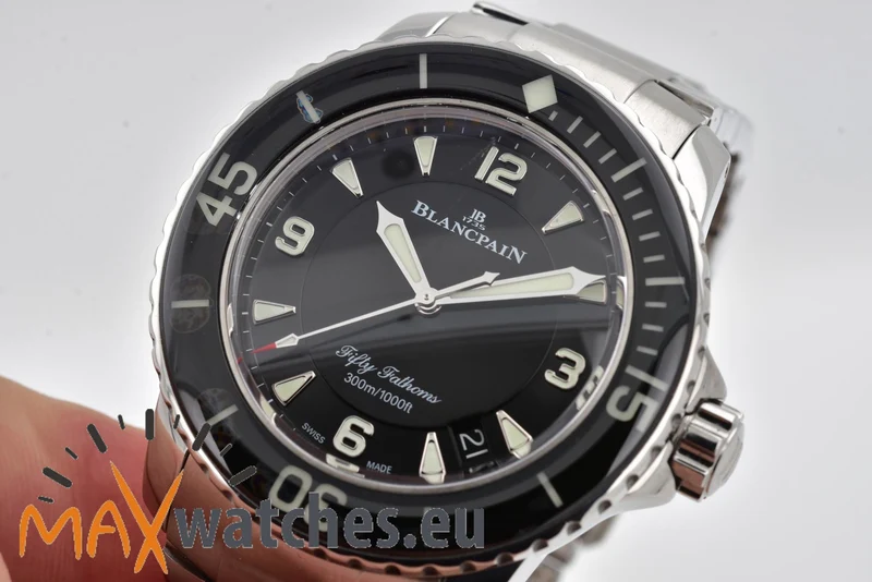 Blancpain Fifty Fathoms Black Dial 5015-1130-71