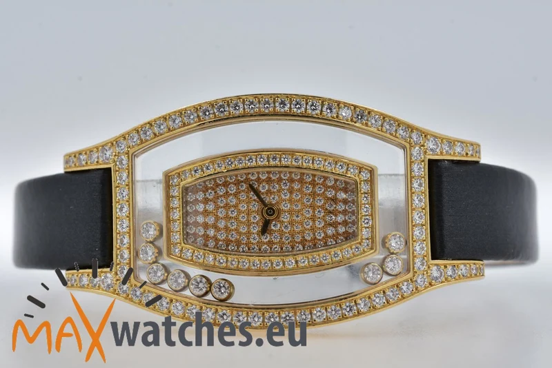 Chopard Happy Sport 18k Yellow Gold Happy Diamonds 239pc of diamonds 209029-0001 20/9125