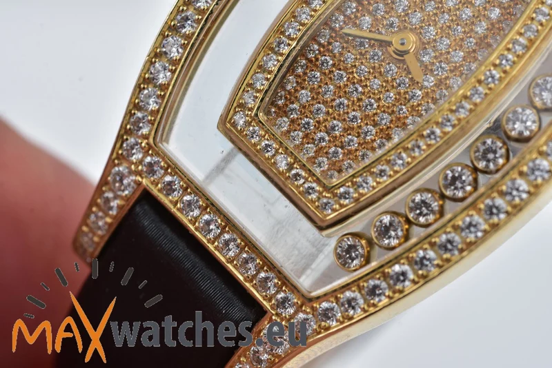 Chopard Happy Sport 18k Yellow Gold Happy Diamonds 239pc of diamonds 209029-0001 20/9125