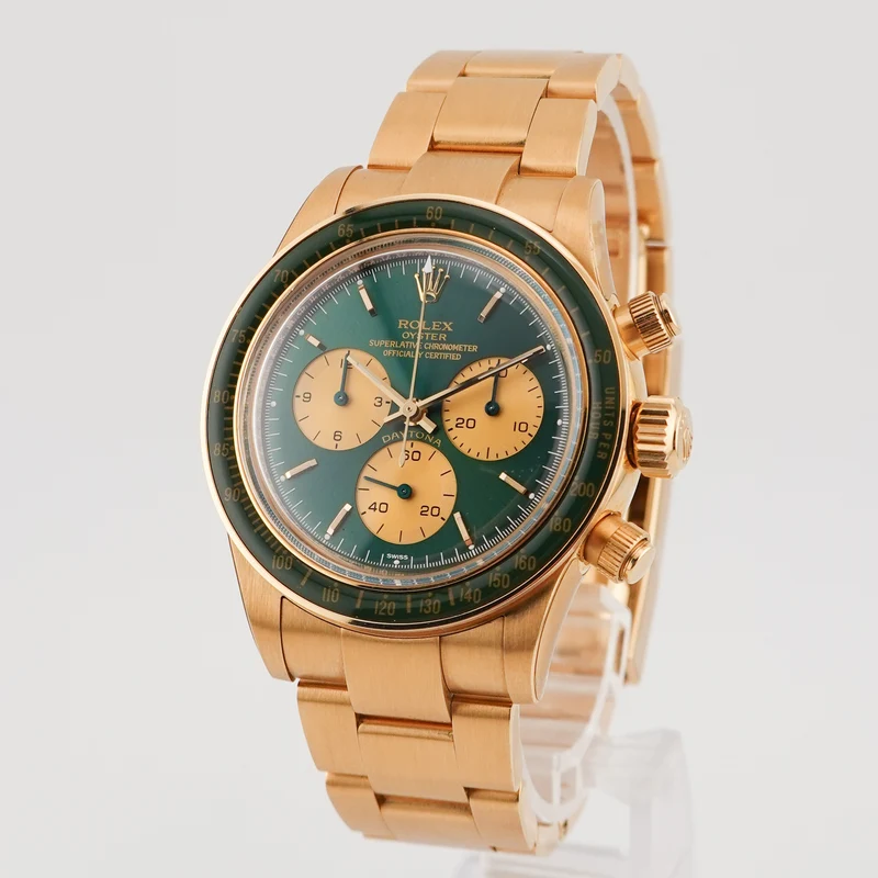 Rolex Daytona Gelbgold Green Artisans de Geneve "Honey Green Challenge"