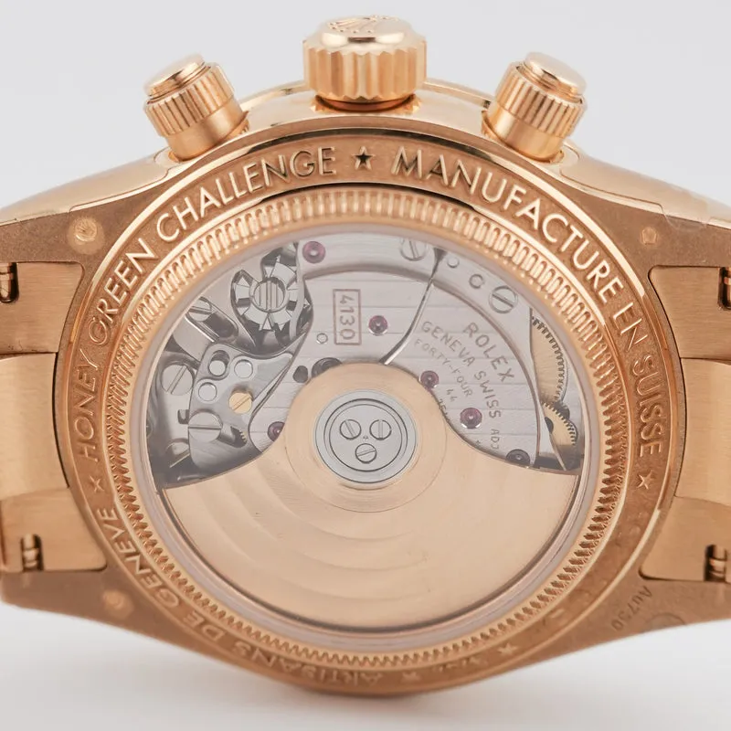 Rolex Daytona Gelbgold Green Artisans de Geneve "Honey Green Challenge"