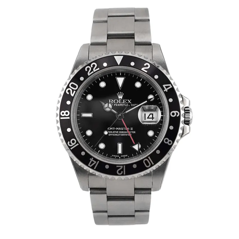 Rolex GMT-Master II Stahl 16710 - 2003 ''verklebt''