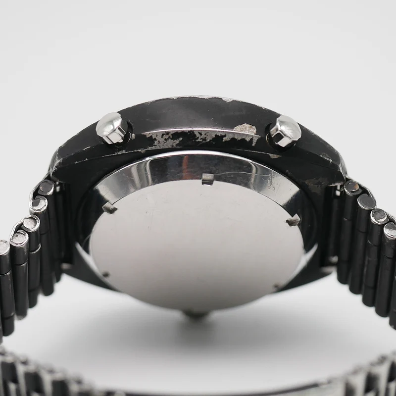 Heuer Montreal Vintage Stahl PVD black - 110.503