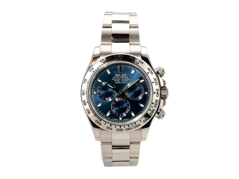 Rolex Cosmograph Daytona 116509 Weißgold Blau