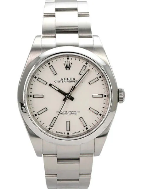 Rolex Oyster Perpetual 39 Ref. 114300 Weiß