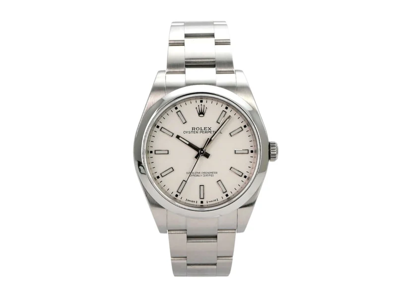 Rolex Oyster Perpetual 39 Ref. 114300 Weiß
