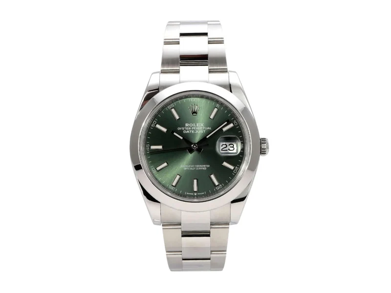 Rolex Datejust 41 Edelstahl 126300 Mintgrün