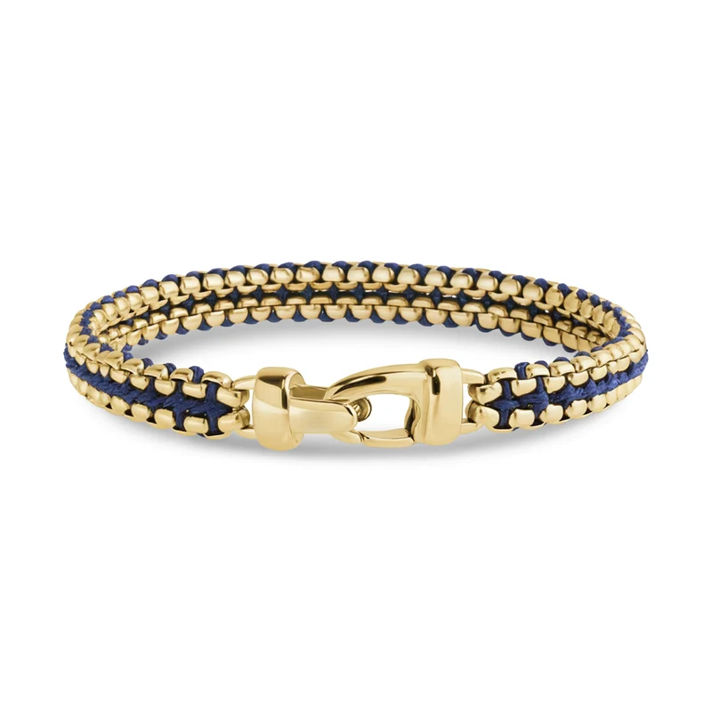 Nautic Gold Webarmband