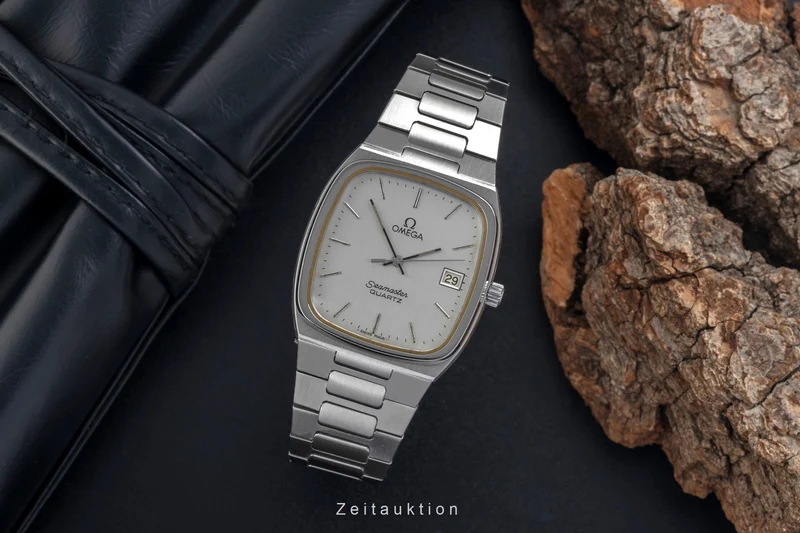 Omega Seamaster steel quartz men's watch 196.0166, 396.0887 Vintage [2605336]