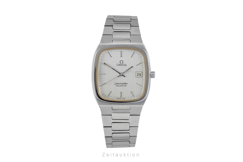 Omega Seamaster steel quartz men's watch 196.0166, 396.0887 Vintage [2605336]