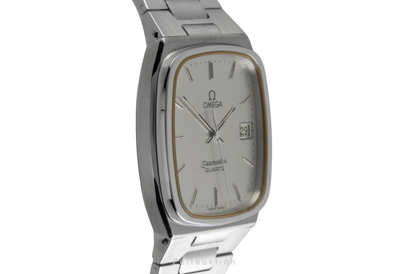 Omega Seamaster steel quartz men's watch 196.0166, 396.0887 Vintage [2605336]
