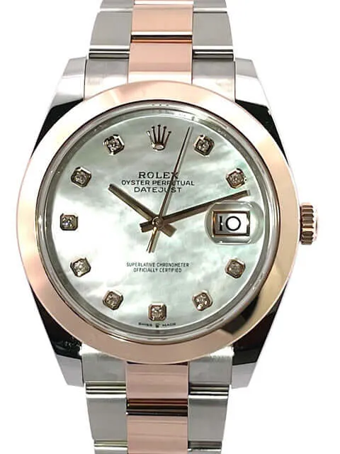 Rolex Datejust 41 Ref. 126301 Perlmutt Diamant