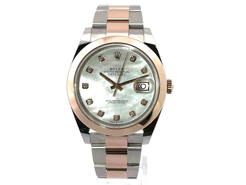 Rolex Datejust 41 Ref. 126301 Perlmutt Diamant
