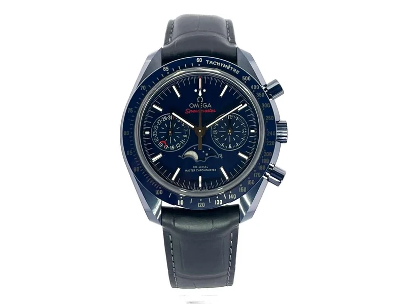 Omega Speedmaster Moonwatch Mondphase Blue Side of the Moon 304.93.44.52.03.001