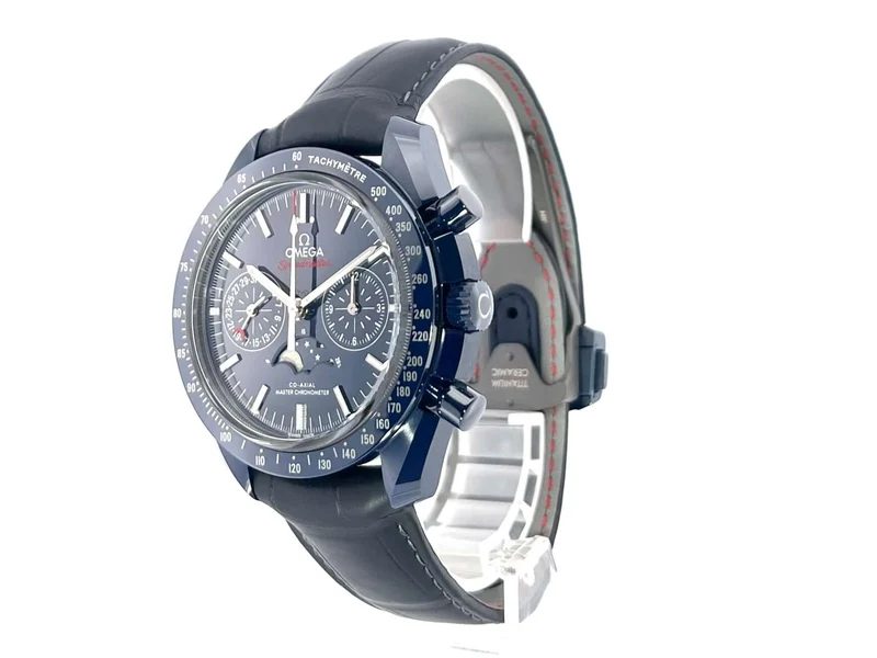 Omega Speedmaster Moonwatch Mondphase Blue Side of the Moon 304.93.44.52.03.001