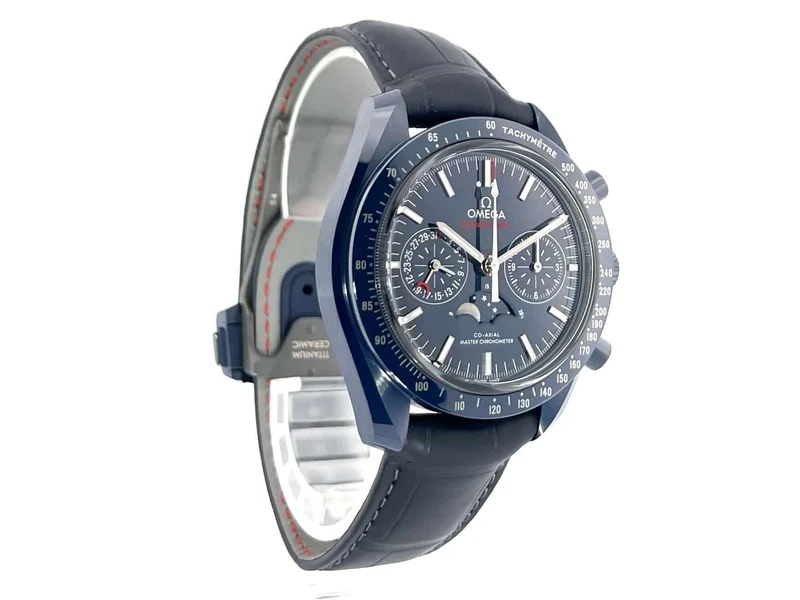 Omega Speedmaster Moonwatch Mondphase Blue Side of the Moon 304.93.44.52.03.001