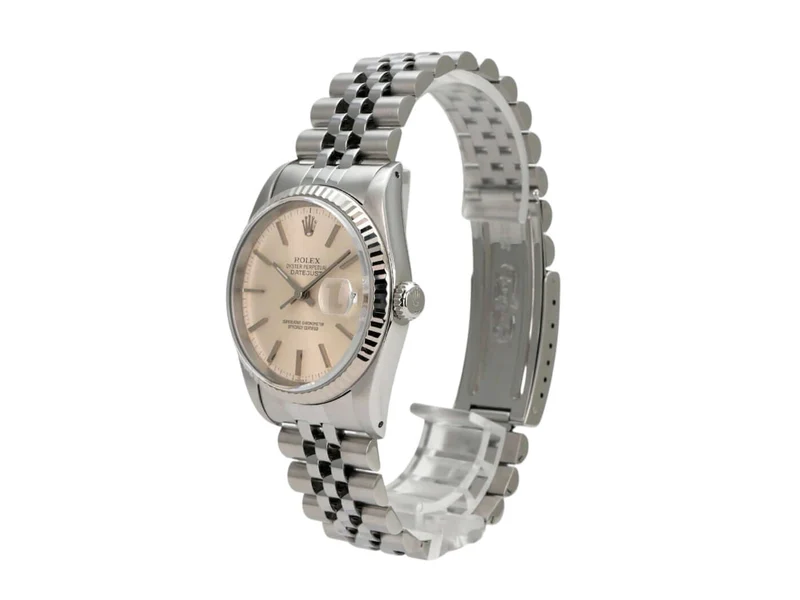 Rolex Datejust 36 Ref. 16234 Silber Jubile-Band