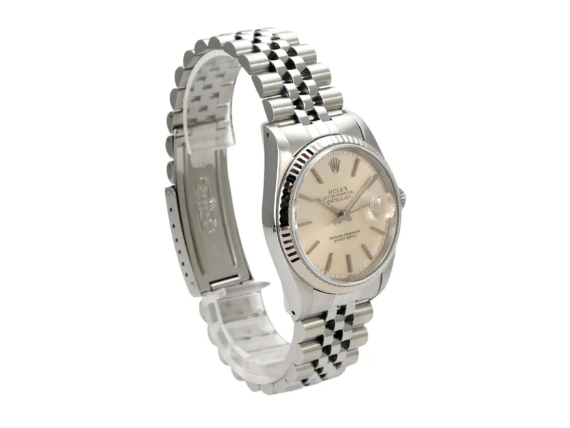 Rolex Datejust 36 Ref. 16234 Silber Jubile-Band